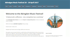Desktop Screenshot of abmusfest.org.uk